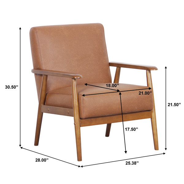 Oliver Jarin Wide Armchair & Reviews Wayfair